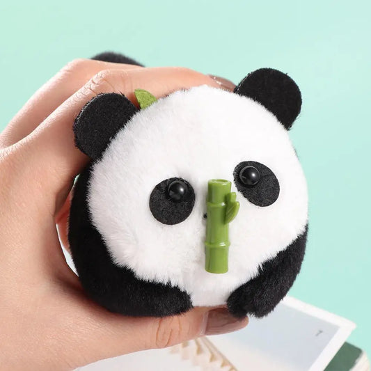 Wagging Tail Wag Its Tail Toy Plush Doll Cartoon Animal Toy Tail Wagging Panda Doll Kawaii Funny Pulling Rope Panda Doll Kids