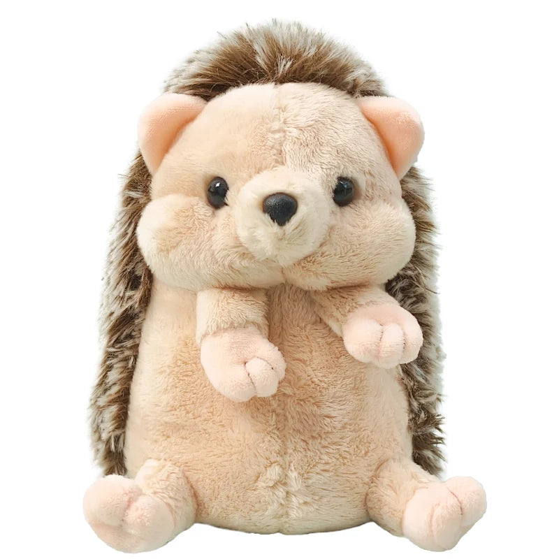 Adorable Cute Hedgehog Plush Toy Stuffed Animal Sleeping Companion Doll for Room Decor Ideal Birthday Gift