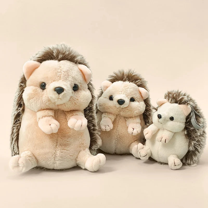 Adorable Cute Hedgehog Plush Toy Stuffed Animal Sleeping Companion Doll for Room Decor Ideal Birthday Gift